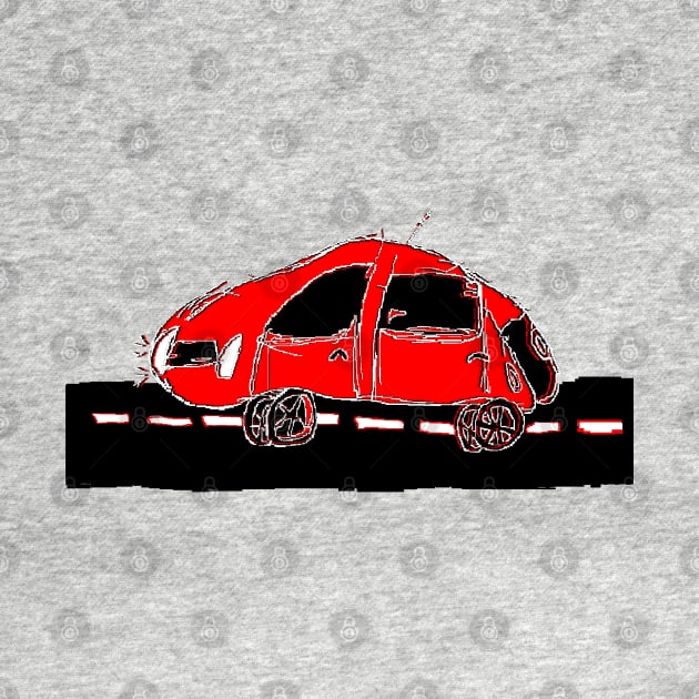 car childrens drawing pencil pixelart by 4rpixs